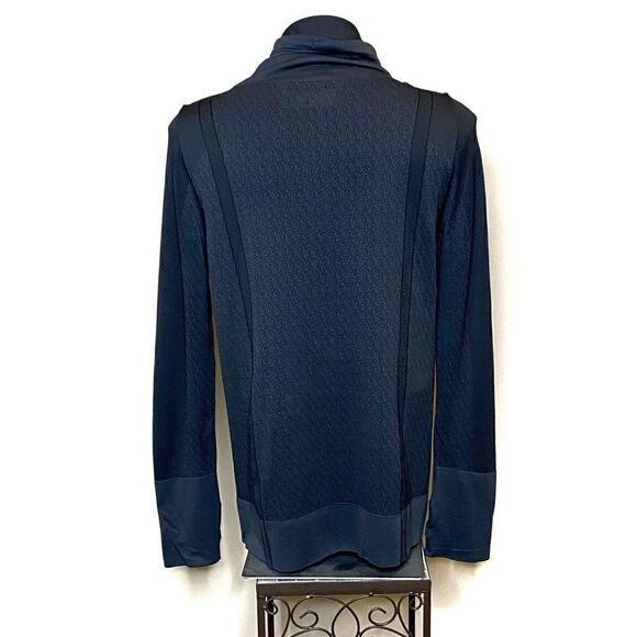 Under Armour NWOT gray theadborne seamless funnel neck heatgear top L - Picture 3 of 16